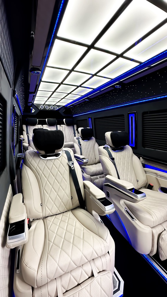 Mercedes Sprinter with Driver in Kyiv | 8 Seats | Premium Minibus Rental